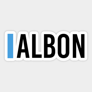 Alexander Albon Driver Name - 2022 Season #2 Sticker